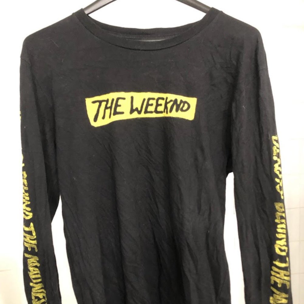 XO THE WEEKND BEAUTY BEHIND THE MADNESS LONGSLEEVE TEE SIZE M